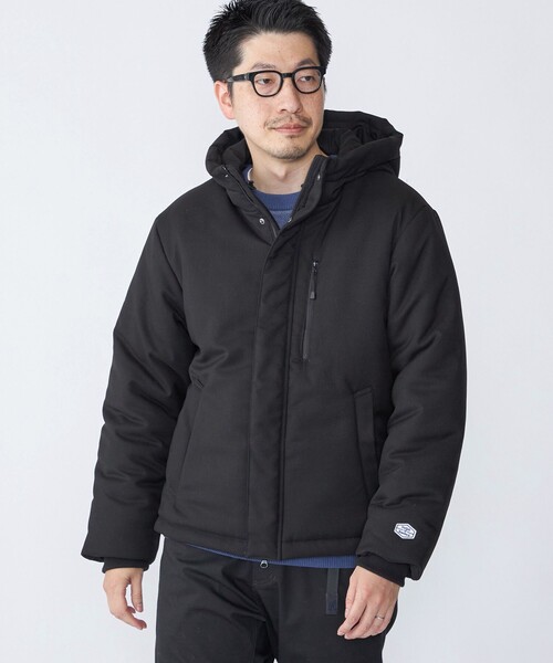 セール】【WEB限定】SHIPS: 中綿 ウールブレンド パデッド フード