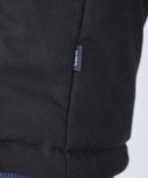 セール】【WEB限定】SHIPS: 中綿 ウールブレンド パデッド フード