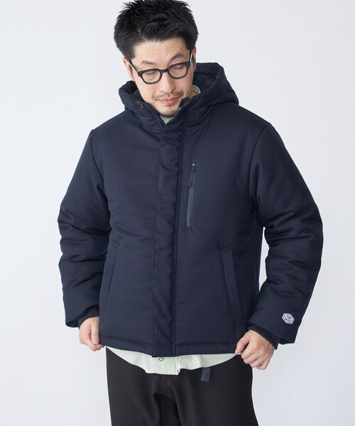 セール】【WEB限定】SHIPS: 中綿 ウールブレンド パデッド フード