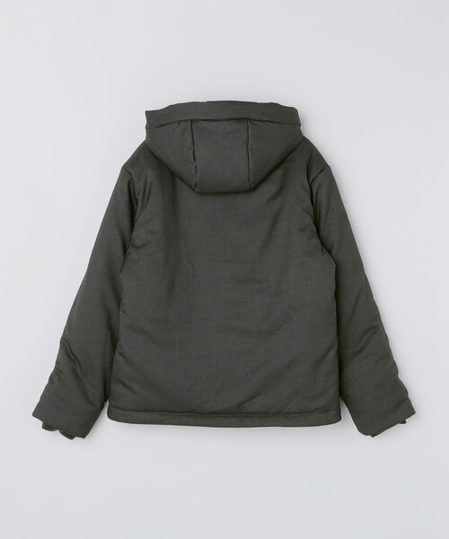 セール】【WEB限定】SHIPS: 中綿 ウールブレンド パデッド フード