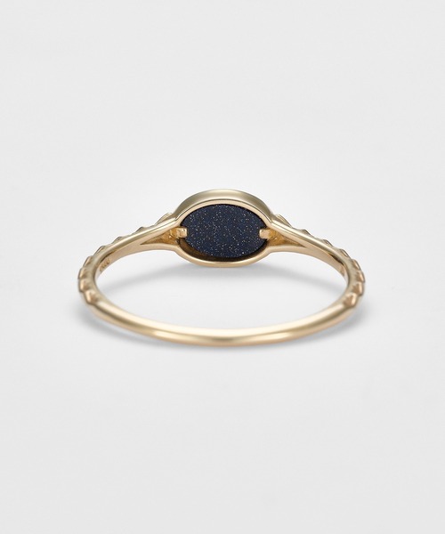 Agete 紫金石　ｋ10 リング Limited Edition》K10紫金石／シルバートパーズセットリング｜リング