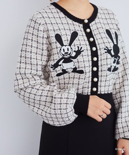 Disney（ディズニー）の「オズワルド/MIXニットカーディガン（カーディガン/ボレロ・レディース・ブラック・FREE）」の19枚目の写真