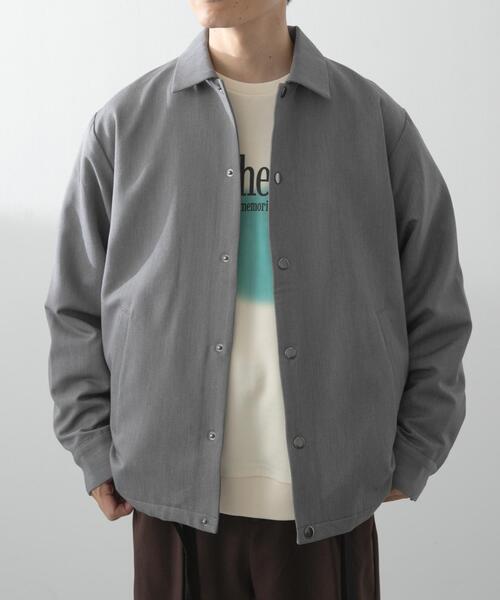 ITEMS URBANRESEARCH（アイテムズ アーバンリサーチ）の「TR コーチジャケット（その他アウター・メンズ・グレー/ダークグレー/ネイビー/ブラック・MEDIUM/LARGE）」の6枚目の写真
