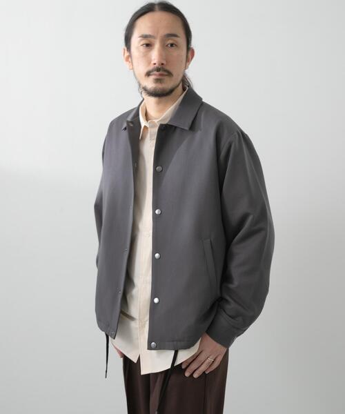 ITEMS URBANRESEARCH（アイテムズ アーバンリサーチ）の「TR コーチジャケット（その他アウター・メンズ・グレー/ダークグレー/ネイビー/ブラック・MEDIUM/LARGE）」の13枚目の写真