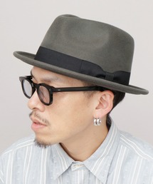ReqHatter（レックハッター）の「スタンダード ミドルブリム 中折れハット（ハット）」