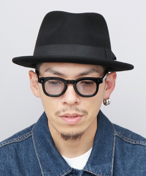 ReqHatter（レックハッター）の「スタンダード ミドルブリム 中折れハット（ハット・メンズ・ブラウン/ベージュ/グレー/ブラック・FREE）」の18枚目の写真