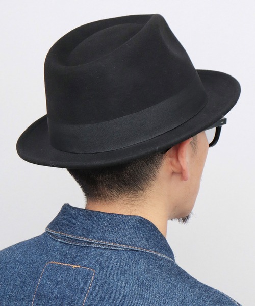 ReqHatter（レックハッター）の「スタンダード ミドルブリム 中折れハット（ハット・メンズ・ブラウン/ベージュ/グレー/ブラック・FREE）」の20枚目の写真