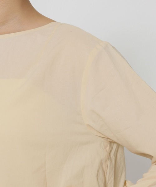 Marilyn Moon（マリリンムーン）の「【MARILYN MOON】＜別注＞2WAYブラウス（シャツ/ブラウス・レディース・ネイビー/ベージュ・フリー）」の8枚目の写真