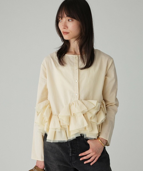 とうふマリリンムーンブラウス Marilyn Moon MARILYN MOON マリリンムーン ブラウス spiral raffle