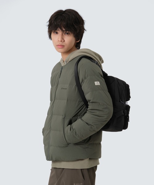 Snow Peak（スノーピーク）の「SnowPeak / Land Lightweight Down Jacket  ランドライトウェイトダウンジャケット 海外限定（ダウンジャケット/コート・メンズ・ブラック/カーキ/ライトベージュ/ダークネイビー・M/L/XL/2XL）」の4枚目の写真