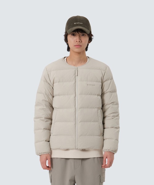 Snow Peak（スノーピーク）の「SnowPeak / Land Lightweight Down Jacket  ランドライトウェイトダウンジャケット 海外限定（ダウンジャケット/コート・メンズ・ブラック/カーキ/ライトベージュ/ダークネイビー・M/L/XL/2XL）」の3枚目の写真