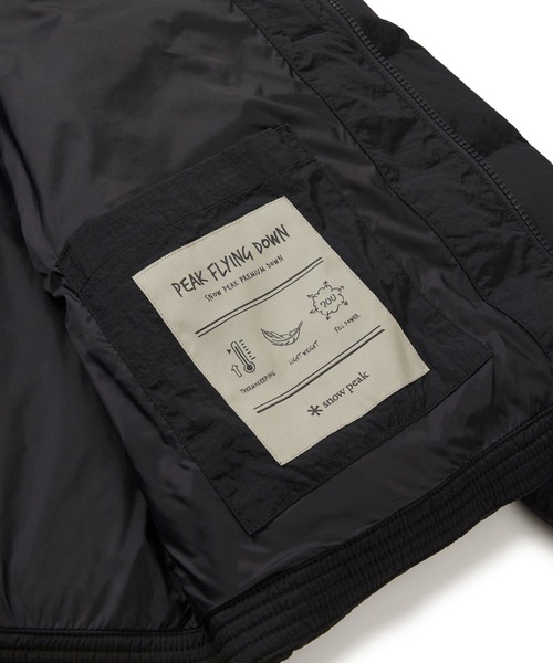 Snow Peak（スノーピーク）の「SnowPeak / Land Lightweight Down Jacket  ランドライトウェイトダウンジャケット 海外限定（ダウンジャケット/コート・メンズ・ブラック/カーキ/ライトベージュ/ダークネイビー・M/L/XL/2XL）」の17枚目の写真