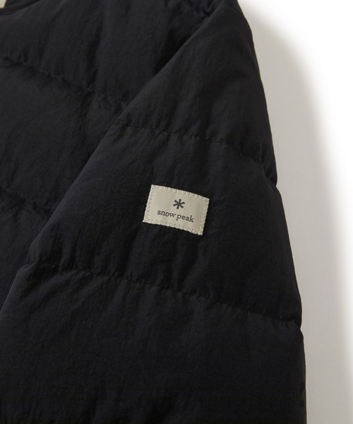 Snow Peak（スノーピーク）の「SnowPeak / Land Lightweight Down Jacket  ランドライトウェイトダウンジャケット 海外限定（ダウンジャケット/コート・メンズ・ブラック/カーキ/ライトベージュ/ダークネイビー・M/L/XL/2XL）」の13枚目の写真