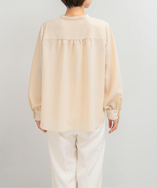 URBAN RESEARCH ROSSO WOMEN(アーバンリサーチ ロッソ)の「ウォッシャブルフラワー刺繍レースブラウス(シャツ/ブラウス・レディース・ブラック/オフホワイト/ベージュ系その他・FREE)」の18枚目の写真