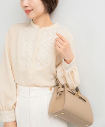 URBAN RESEARCH ROSSO WOMEN | ウォッシャブルフラワー刺繍レースブラウス(シャツ/ブラウス)