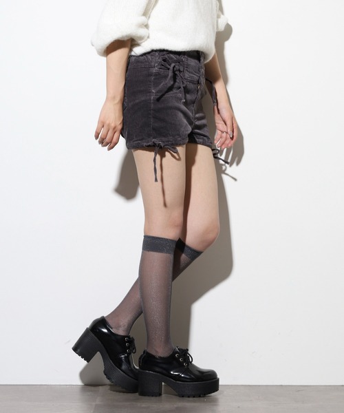 .WORKS(ドットワークス)の「.works コーディロイショートパンツ(その他パンツ・レディース・ブラウン/キナリ/ダークパープル/ブラック・61/64)」の19枚目の写真