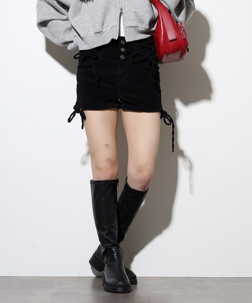 .WORKS(ドットワークス)の「.works コーディロイショートパンツ(その他パンツ・レディース・ブラウン/キナリ/ダークパープル/ブラック・61/64)」の10枚目の写真