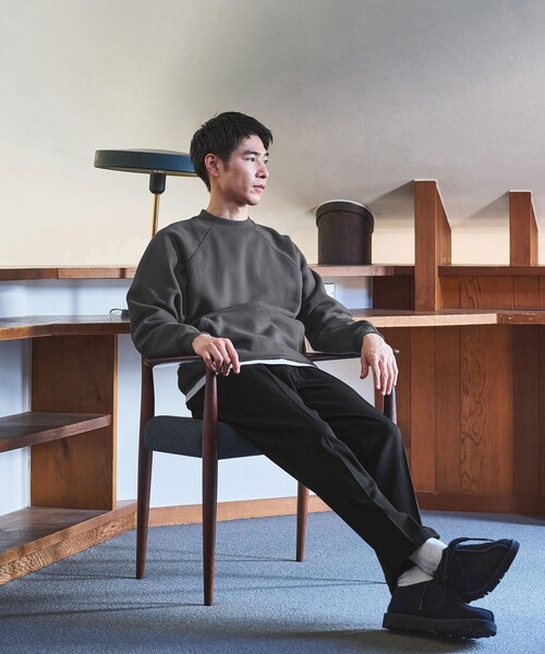 green label relaxing（グリーンレーベルリラクシング）の「【別注/WEB限定】＜3/2 WORKS＞GLR ヴィンテージライク 長袖 スウェット（スウェット・メンズ・ライトブルー/ピンク/ケリーグリーン/ダークグレー/オレンジ・XL/L/S/M）」の12枚目の写真