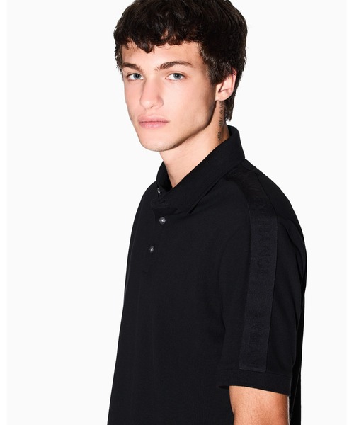 ARMANI EXCHANGE（アルマーニエクスチェンジ）の「【A|X アルマーニ エクスチェンジ】ロゴテープ 半袖ポロシャツ/REGULAR（ポロシャツ・メンズ・オフホワイト/ブラック・LARGE/MEDIUM/SMALL/X-LARGE/X-SMALL）」の8枚目の写真