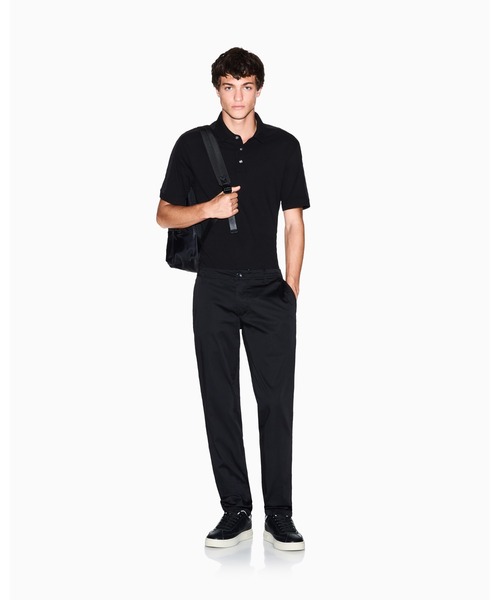 ARMANI EXCHANGE（アルマーニエクスチェンジ）の「【A|X アルマーニ エクスチェンジ】ロゴテープ 半袖ポロシャツ/REGULAR（ポロシャツ・メンズ・オフホワイト/ブラック・LARGE/MEDIUM/SMALL/X-LARGE/X-SMALL）」の9枚目の写真