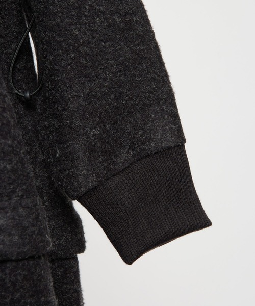 gomme（ゴム）の「モッサジャージ　切替ロングコート（その他アウター・レディース・チャコールグレー/ブラック・MEDIUM）」の18枚目の写真