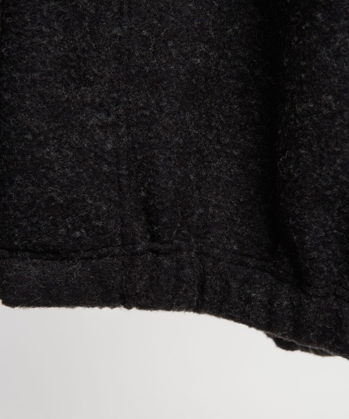 gomme（ゴム）の「モッサジャージ　切替ロングコート（その他アウター・レディース・チャコールグレー/ブラック・MEDIUM）」の22枚目の写真