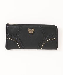 ANNA SUI アナスイ ブルースター 長財布 ラウンドファスナー アナスイ 財布 長財布 ラウンドファスナー 紫(パープル) ANNA