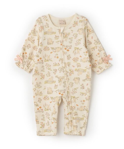 セール】アソートファスナーつきカバーオール（ロンパース）｜petit
