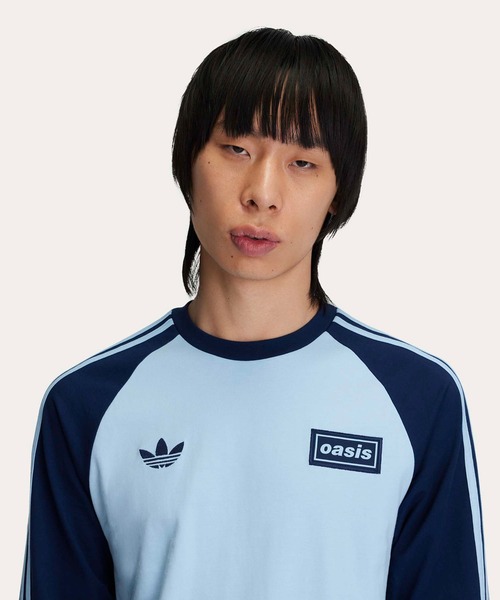 adidas Originals × Oasis ツアー スリーストライプス 長袖T