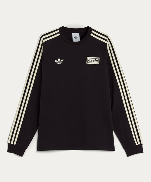 adidas×oasis スリーストライプ長袖Tシャツ 0fb333e0c9d25e74f838cca4a8a25-