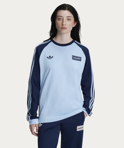 adidas Originals × Oasis ツアー スリーストライプス 長袖T