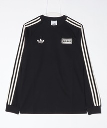 adidas Originals × Oasis ツアー 長袖Tシャツ adidas Originals × Oasis ツアースリーストライプス Tシャツ