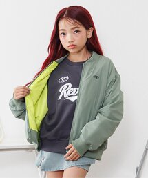 algy（アルジー）の「ライニング配色ライトブルゾン（ブルゾン）」