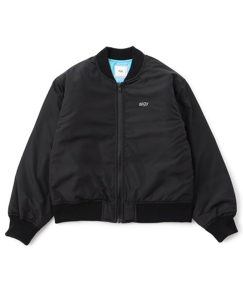 algy（アルジー）の「ライニング配色ライトブルゾン（ブルゾン・キッズ・ブラック/カーキ/グレー・XX-SMALL/X-SMALL/SMALL/MEDIUM）」の10枚目の写真