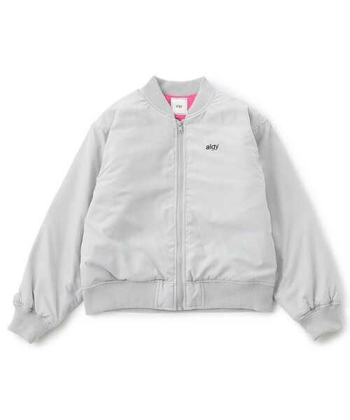 algy（アルジー）の「ライニング配色ライトブルゾン（ブルゾン・キッズ・ブラック/カーキ/グレー・XX-SMALL/X-SMALL/SMALL/MEDIUM）」の17枚目の写真