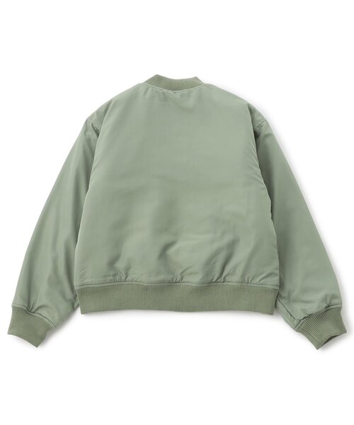 algy（アルジー）の「ライニング配色ライトブルゾン（ブルゾン・キッズ・ブラック/カーキ/グレー・XX-SMALL/X-SMALL/SMALL/MEDIUM）」の21枚目の写真