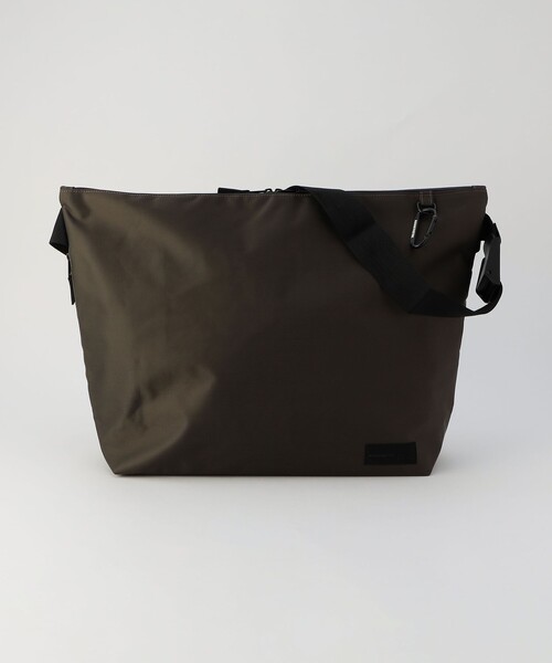NOLLEY'S LIGHT(ノーリーズライト)の「【ADAM PATEK】 water repellent nylon shoulder big bag(ショルダーバッグ・メンズ・ブラック/オリーブ・FREE)」の2枚目の写真