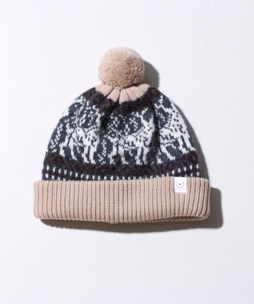 halo commodity（ハロ　コモディティー）の「【halo Commodity/ハロ コモディティー】Fawn Watch（ニットキャップ/ビーニー・メンズ・ブラウン/ネイビー/ベージュ/ライトグレー・FREE）」の3枚目の写真