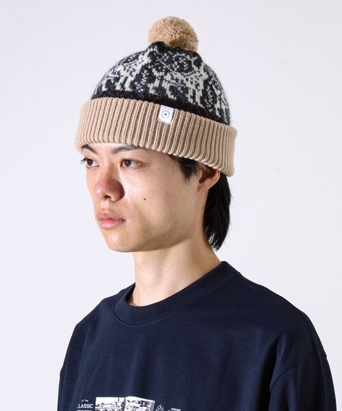 halo commodity（ハロ　コモディティー）の「【halo Commodity/ハロ コモディティー】Fawn Watch（ニットキャップ/ビーニー・メンズ・ブラウン/ネイビー/ベージュ/ライトグレー・FREE）」の6枚目の写真