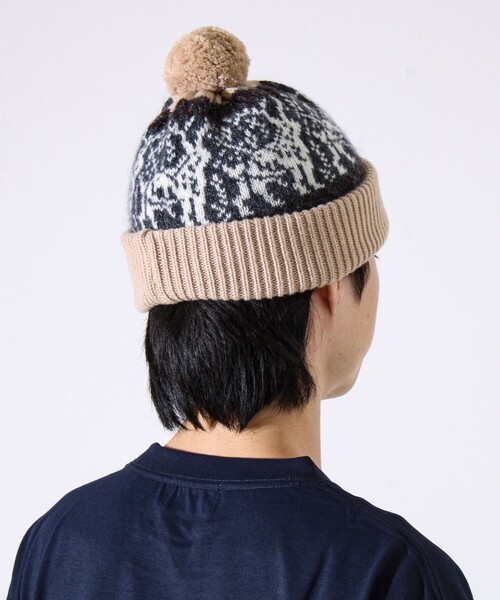 halo commodity（ハロ　コモディティー）の「【halo Commodity/ハロ コモディティー】Fawn Watch（ニットキャップ/ビーニー・メンズ・ブラウン/ネイビー/ベージュ/ライトグレー・FREE）」の7枚目の写真