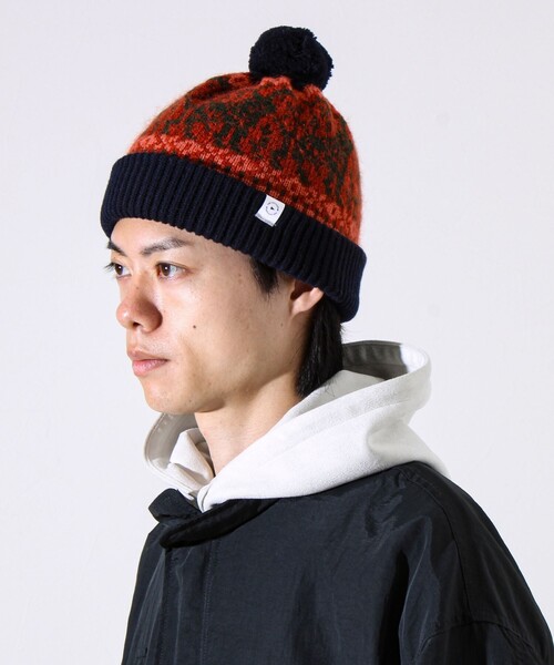 halo commodity（ハロ　コモディティー）の「【halo Commodity/ハロ コモディティー】Fawn Watch（ニットキャップ/ビーニー・メンズ・ブラウン/ネイビー/ベージュ/ライトグレー・FREE）」の12枚目の写真