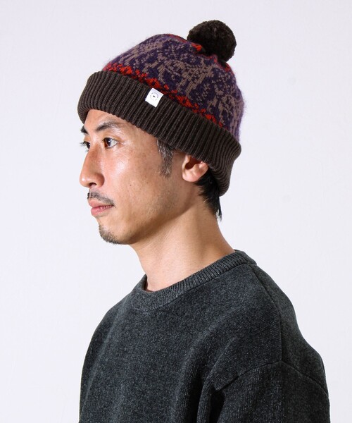 halo commodity（ハロ　コモディティー）の「【halo Commodity/ハロ コモディティー】Fawn Watch（ニットキャップ/ビーニー・メンズ・ブラウン/ネイビー/ベージュ/ライトグレー・FREE）」の8枚目の写真