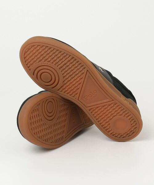 POLO RALPH LAUREN（ポロ ラルフ ローレン）の「ポロ ラルフ ローレン HRT AERA PP ヘリテージコート アエラ PP  スニーカー（スニーカー・レディース・ブラック・50/60/70/40）」の3枚目の写真