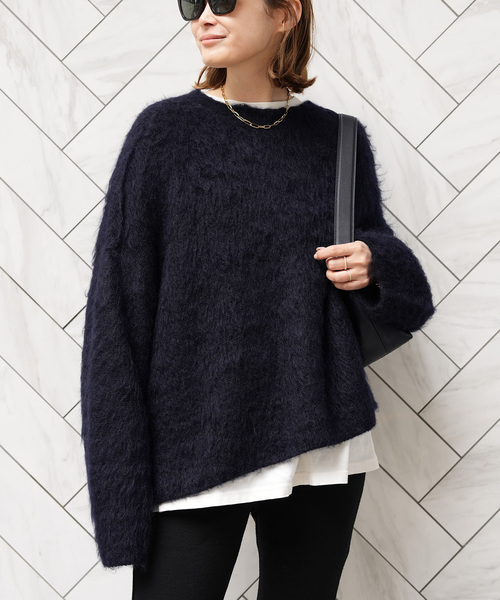 セール】PORTMIX クルーネック プルオーバー（ニット/セーター