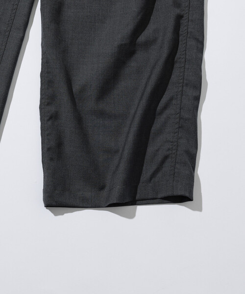 FREAK'S STORE(フリークスストア)の「Washed 100% Wool ワイドシルエット スラックスパンツ(スラックス・メンズ・ブラック/グレー・MEDIUM/LARGE)」の21枚目の写真