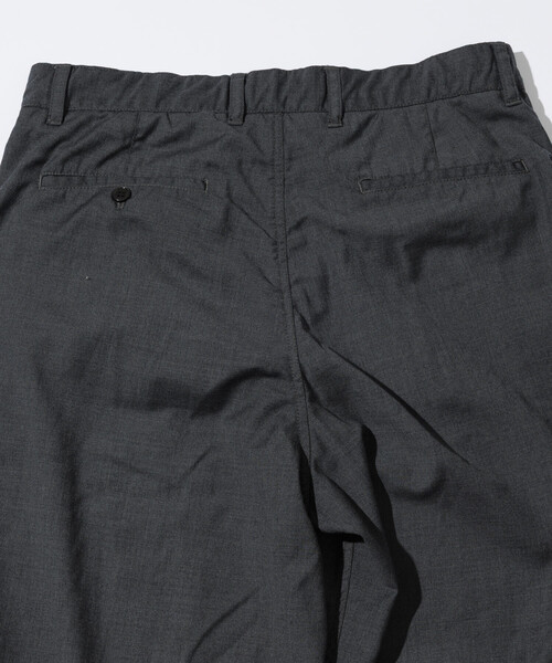 FREAK'S STORE(フリークスストア)の「Washed 100% Wool ワイドシルエット スラックスパンツ(スラックス・メンズ・ブラック/グレー・MEDIUM/LARGE)」の17枚目の写真