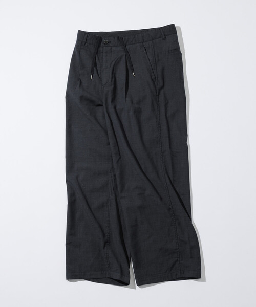 FREAK'S STORE(フリークスストア)の「Washed 100% Wool ワイドシルエット スラックスパンツ(スラックス・メンズ・ブラック/グレー・MEDIUM/LARGE)」の14枚目の写真