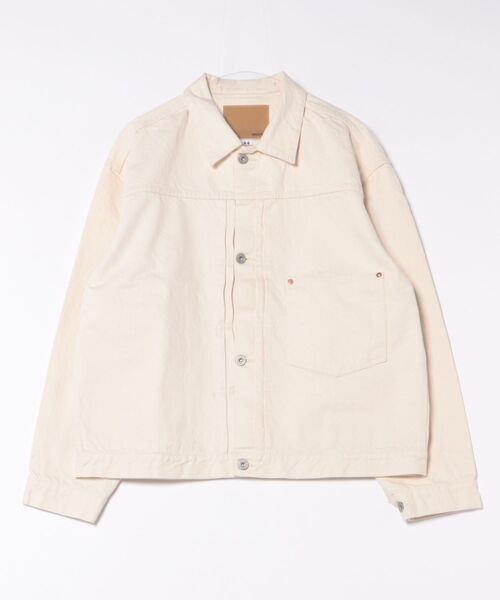 HOUSTON（ヒューストン）の「HOUSTON 大戦モデルセルビッジGジャン（デニムジャケット・メンズ・ナチュラル/ネイビー系/ブラック・40/38/42/44）」の11枚目の写真