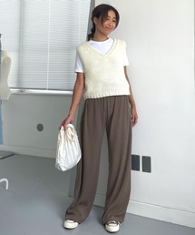 CHERI since1985（シェリ）の「カラーワイドリブパンツ（その他パンツ）」