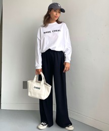 CHERI since1985（シェリ）の「カラーワイドリブパンツ（その他パンツ）」